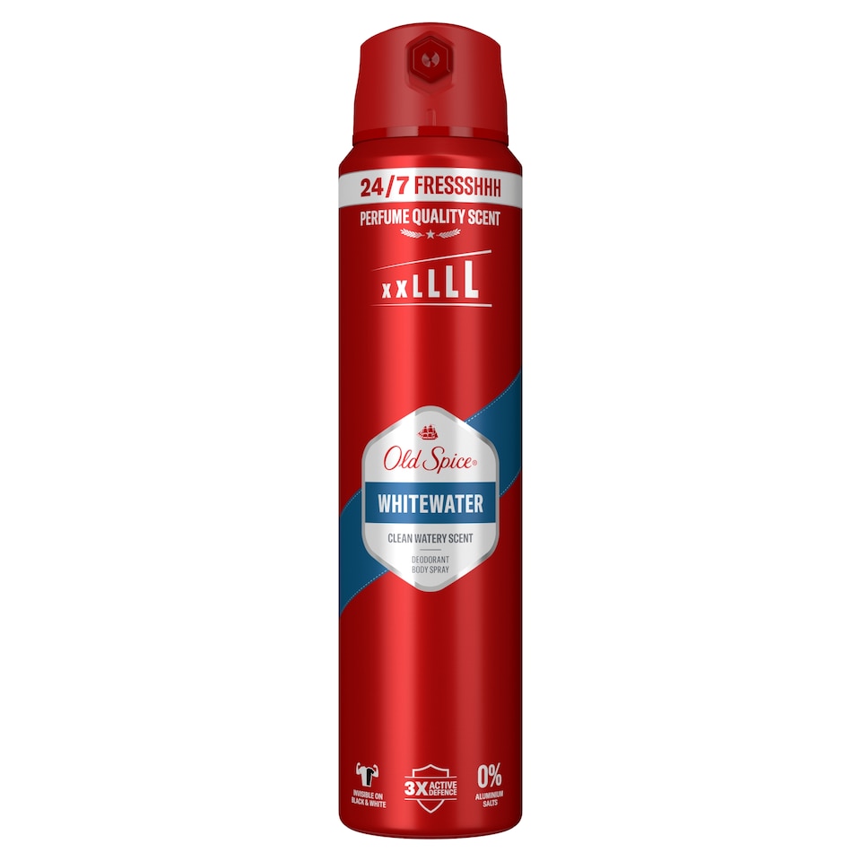 image 1 of Old Spice Whitewater Men’s Deodorant Body Spray 250ml