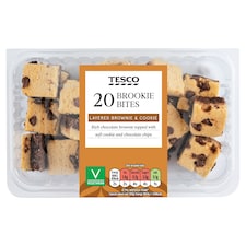 Tesco Brookie Bites 20 Pack