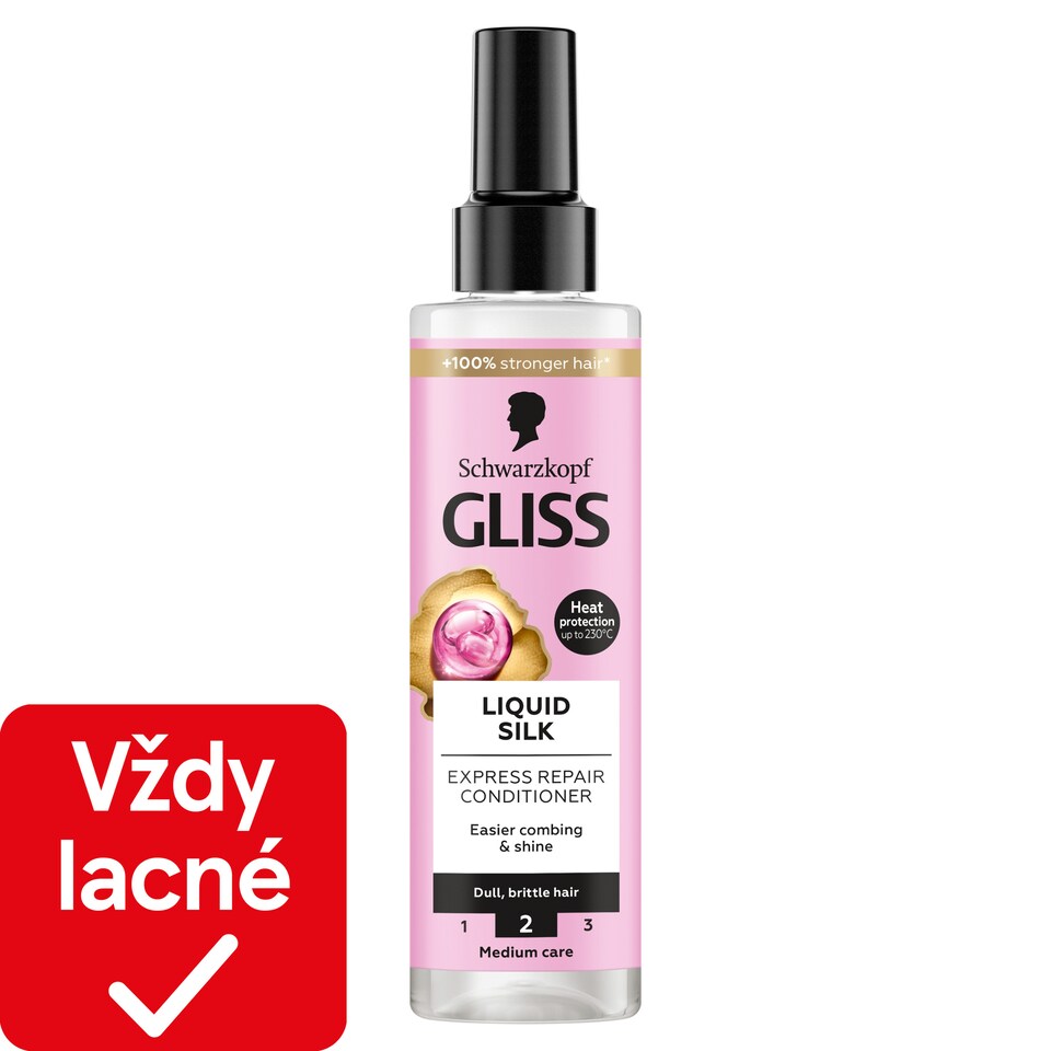 obrázok 1 z Gliss Liquid Silk expresný regeneračný kondicionér 200 ml