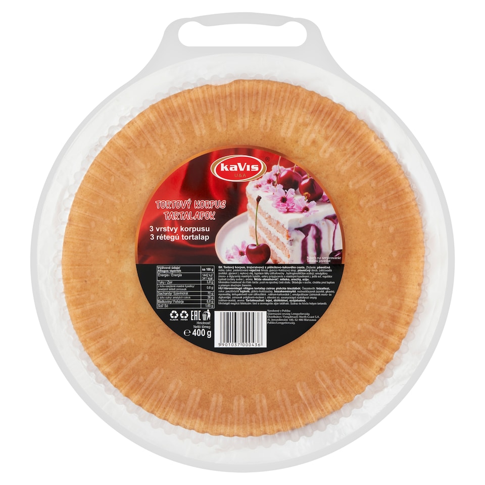 Kavis tortalapok 400 g
