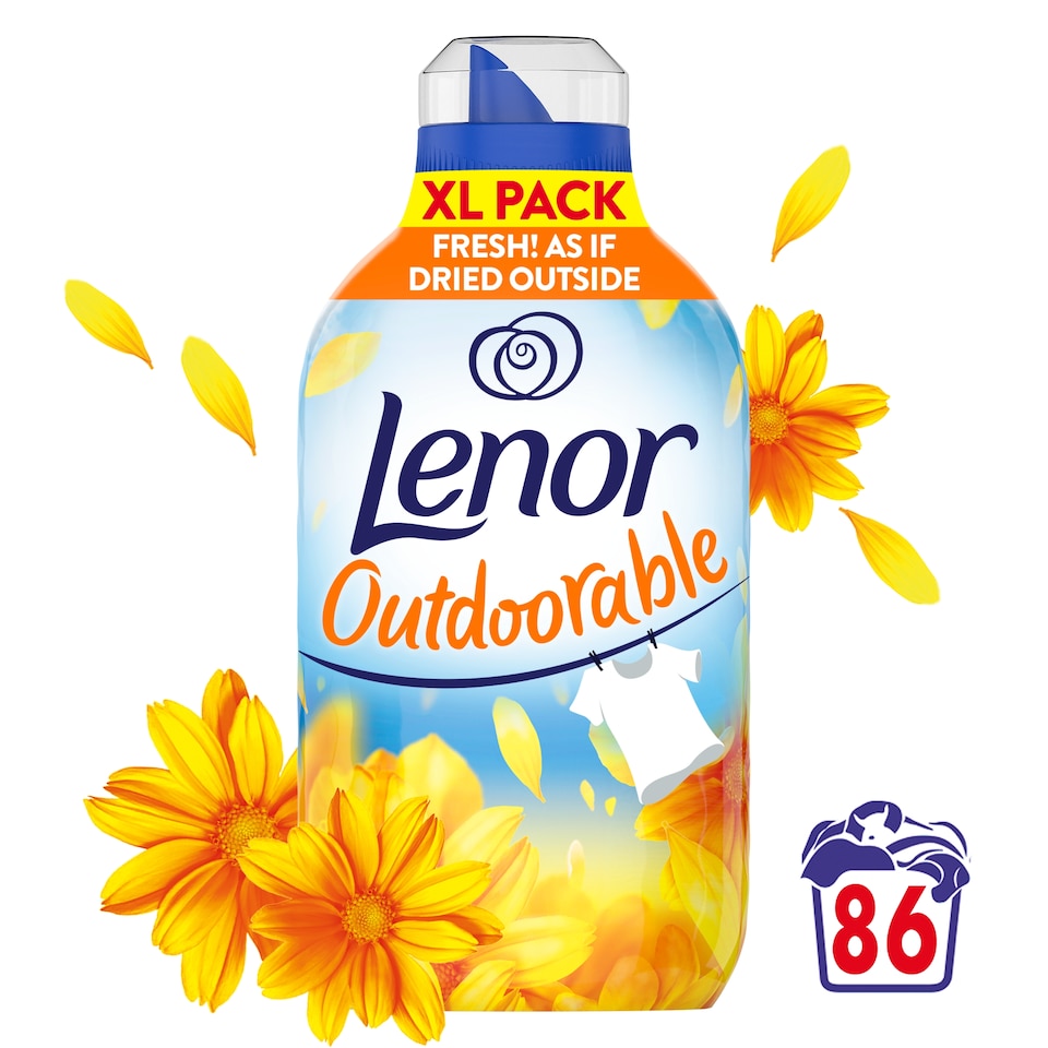 image 1 of Lenor Outdoorable Fabric Conditioner Summer Breeze 86 Washes 1.204l