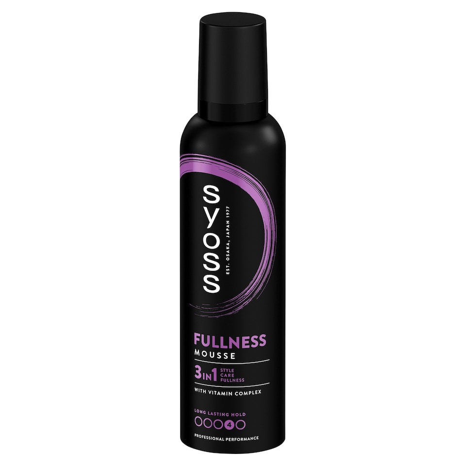 Obrázek 1 pro produkt Syoss Fullness 3v1 pěnové tužidlo pro objem vlasů 300ml