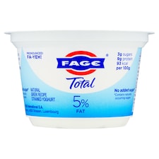 Fage Total 5% Fat Greek Recipe Yogurt 150G
