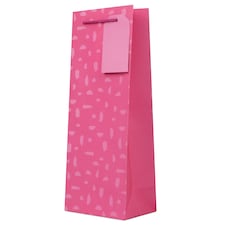 Tesco Pink Dash Bottle Bag