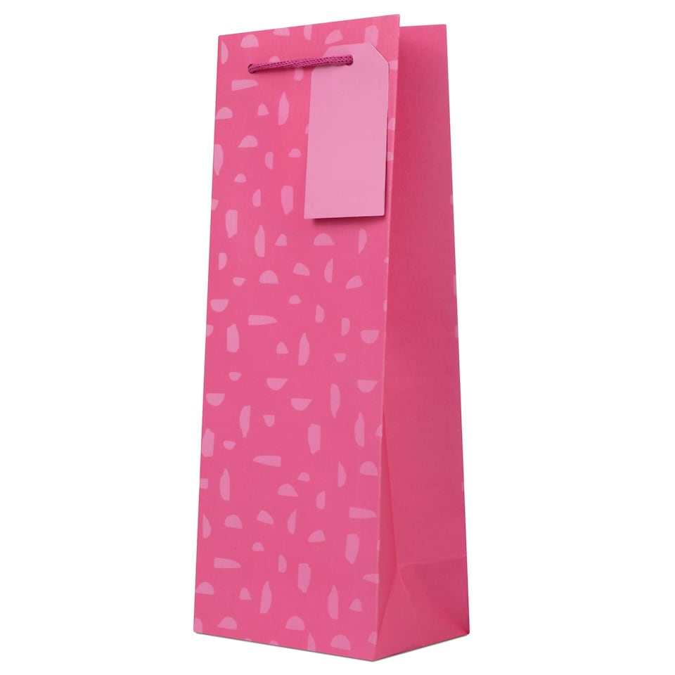 Tesco Pink Dash Bottle Bag