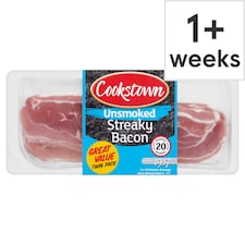 Cookstown Unsmoked Streaky Bacon Twin Pack 2X150g