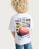 image 1 of Disney Lightning McQueen Pure Cotton T-Shirt in White