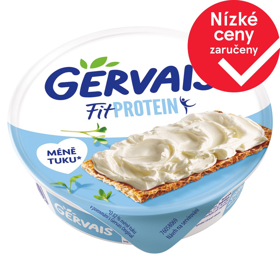 Gervais Fit protein čerstvý tvarohový sýr 80g