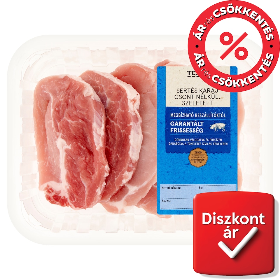 Tesco Sliced Boneless Pork Chop 400 g