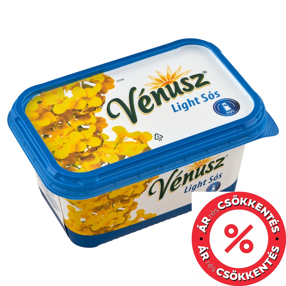 Vénusz Light Sós 32% zsírtartalmú margarin 450 g