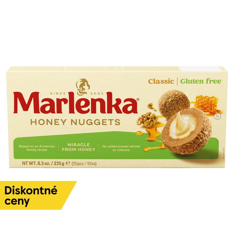 Marlenka Bezgluténové medové guličky 235 g