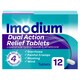 image 1 of Imodium Dual Action Relief Tablets 12s