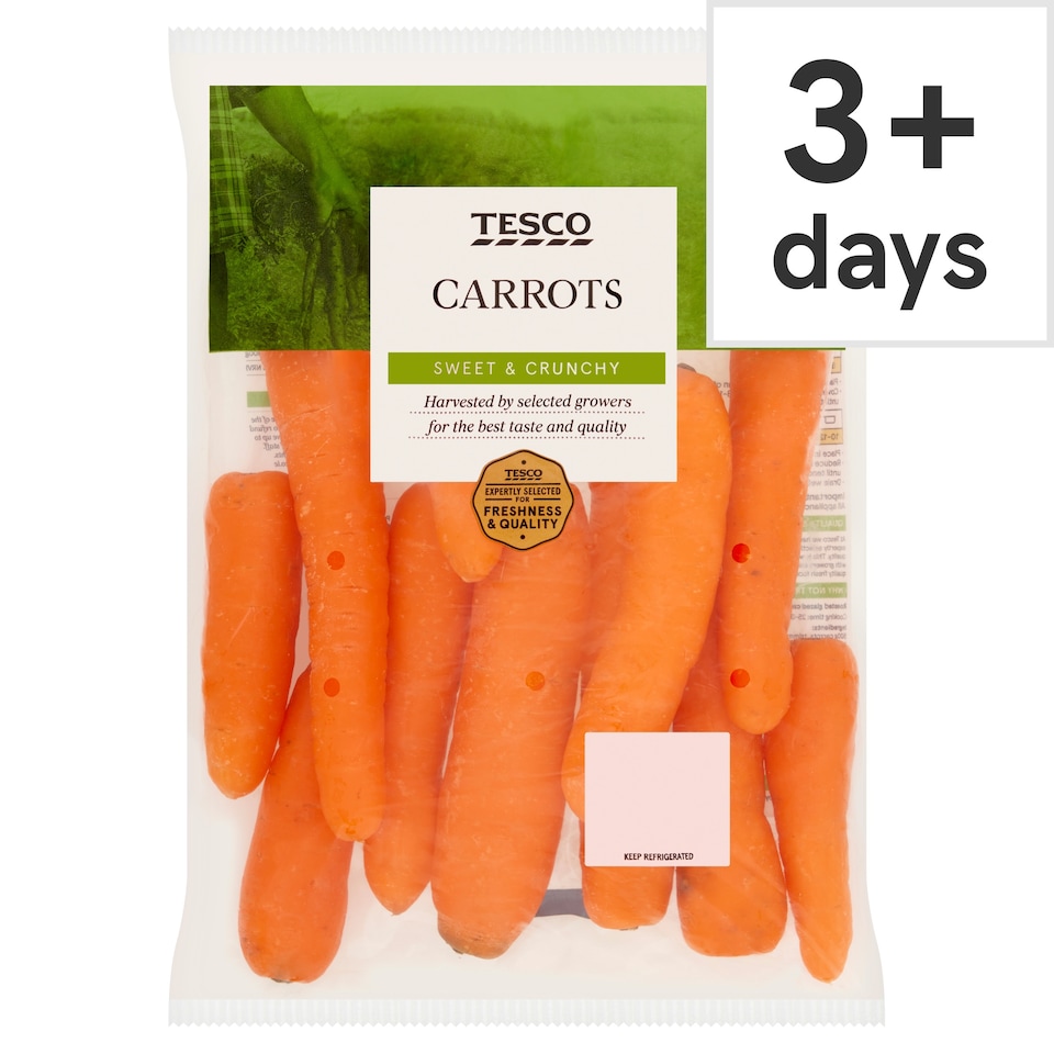Tesco Family Pack Carrots 1Kg