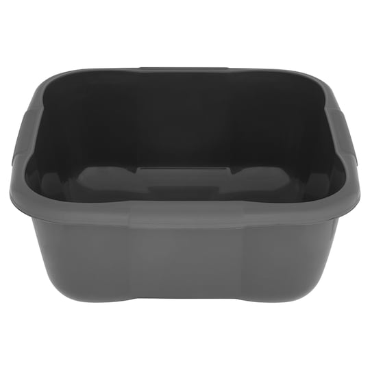 Tesco Recycled Square Washing Up Bowl Dark Grey Tesco Groceries