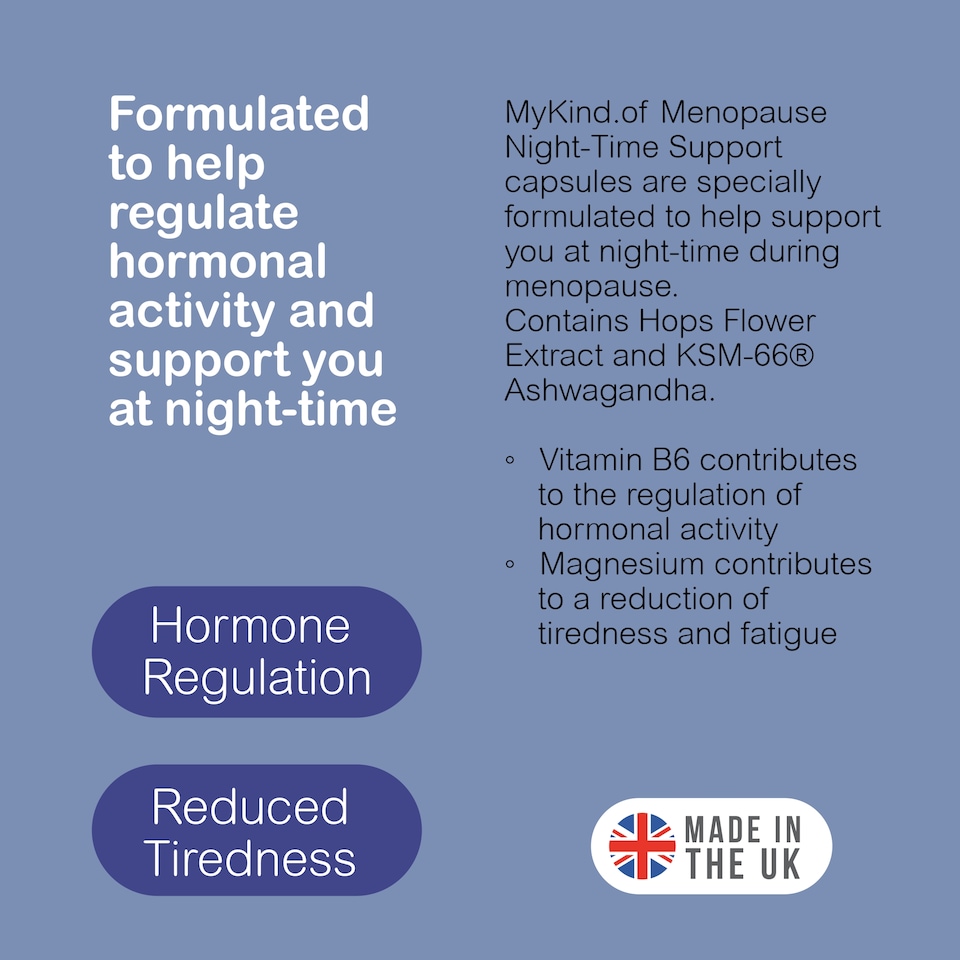 image 1 of MyKind.of Menopause Night -Time Support 30 Capsules