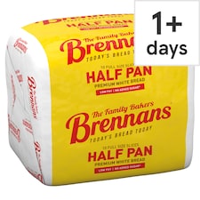 Brennans White Half Pan 390g