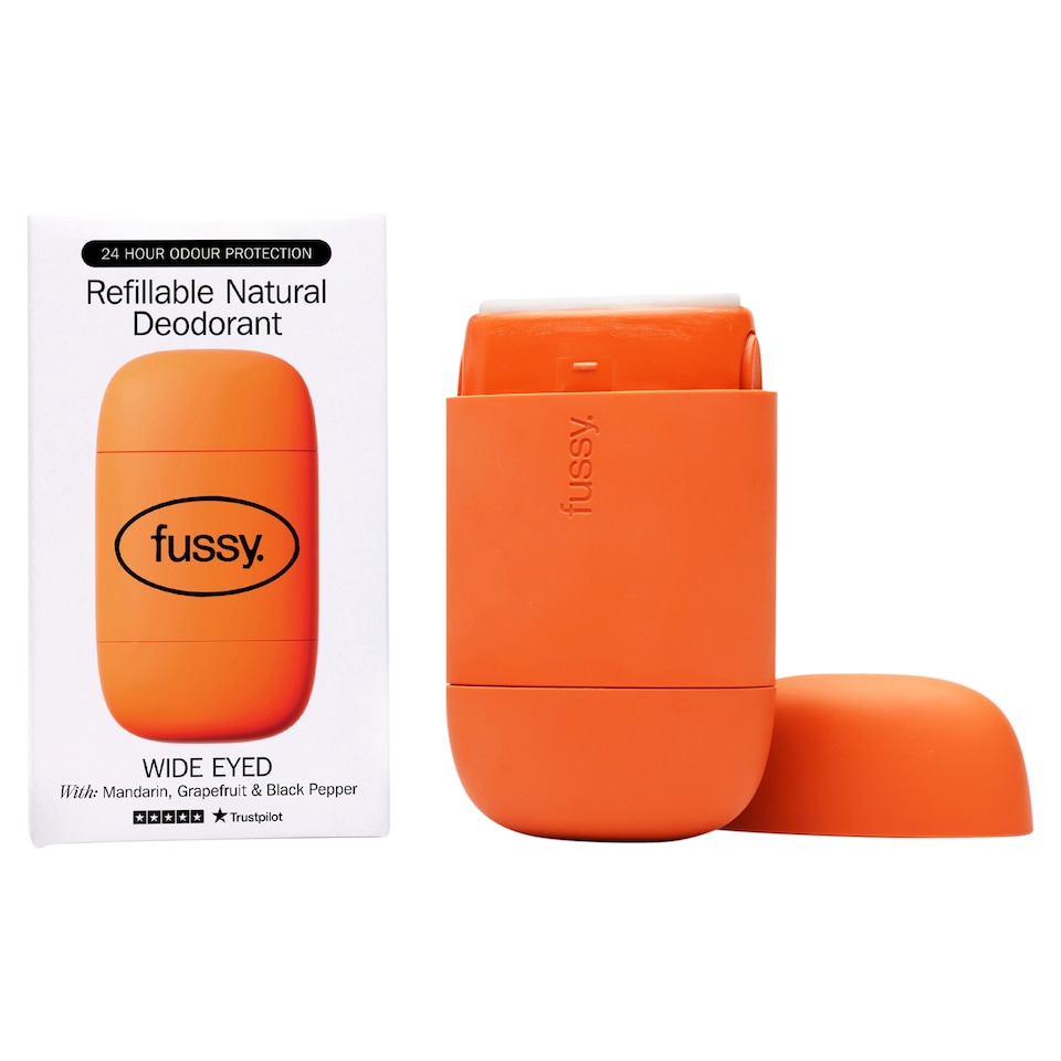 image 1 of Fussy Refillable Natural Deodorant Wide Eyed 40G