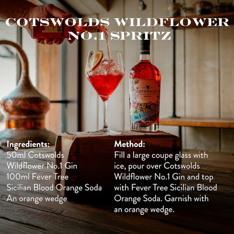 image 1 of Cotswolds Wildflower Gin 700Ml