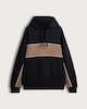 image 5 of F&F Cotton Rich Panelled Drawstring Hoodie in Navy