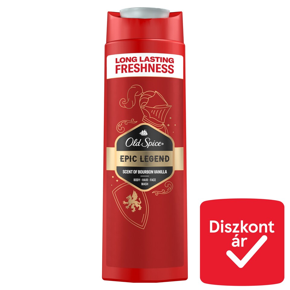 Old Spice Epic Férfi 3 az 1-ben Sampon és Tusfürdő, 400 ml