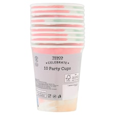 Tesco Watercolour Cup 10 Pack