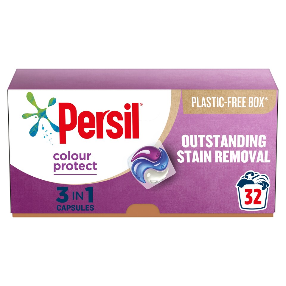 Persil 3 In 1 Colr Prot Capsules 32 Washes 675.2G