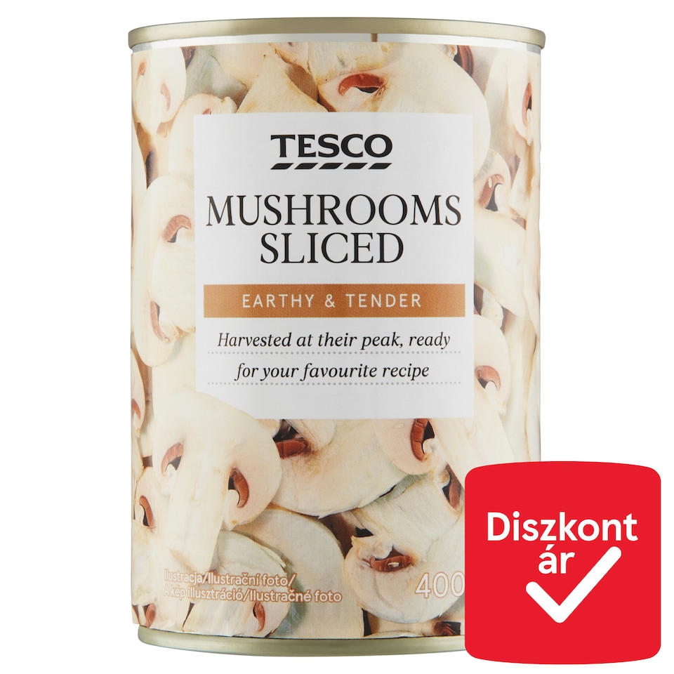 Tesco szeletelt gomba 400 g