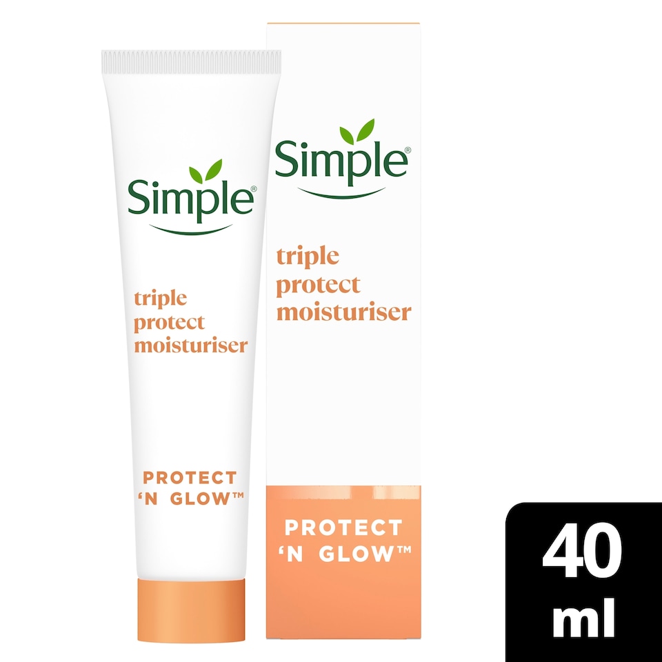 image 1 of Simple Triple Protect Moisturiser Spf 30 40Ml