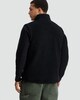 image 3 of F&F Borg Textured Zip Through Gilet in Black