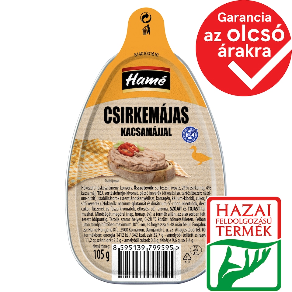 Hamé Chicken Liver with Duck Liver 105 g