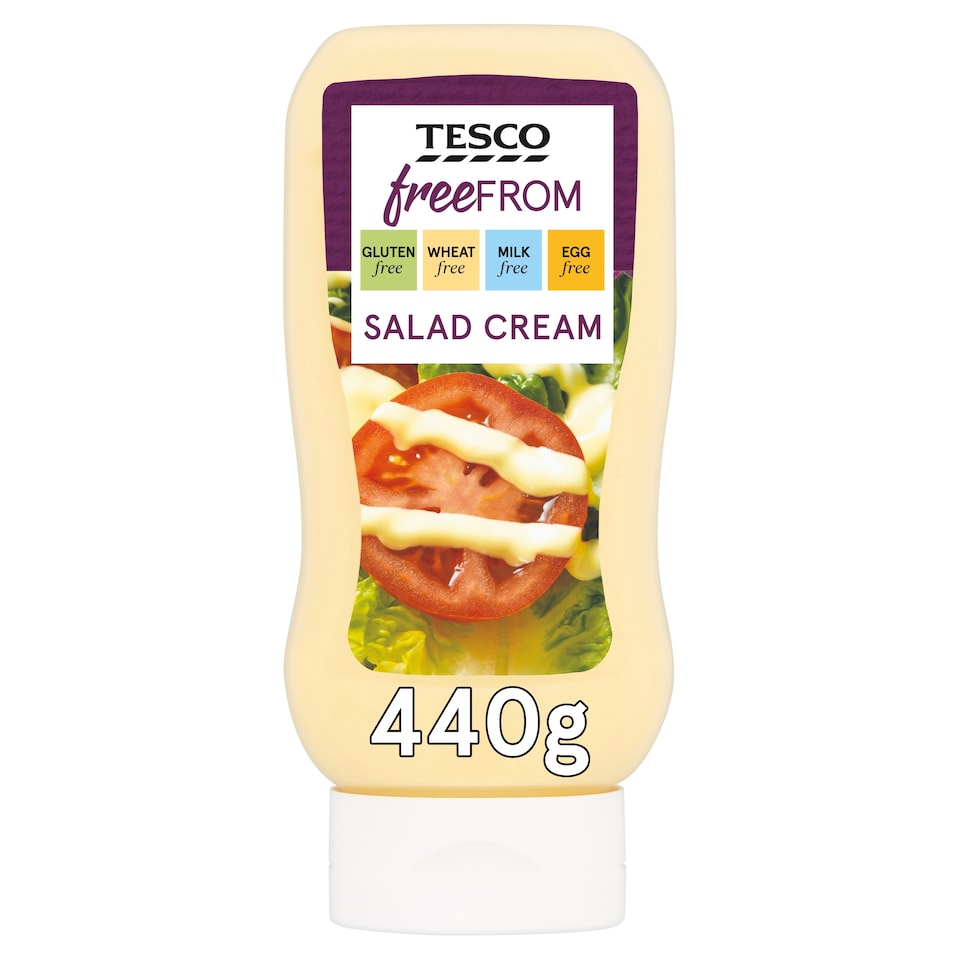 Tesco Free From Salad Cream 440G