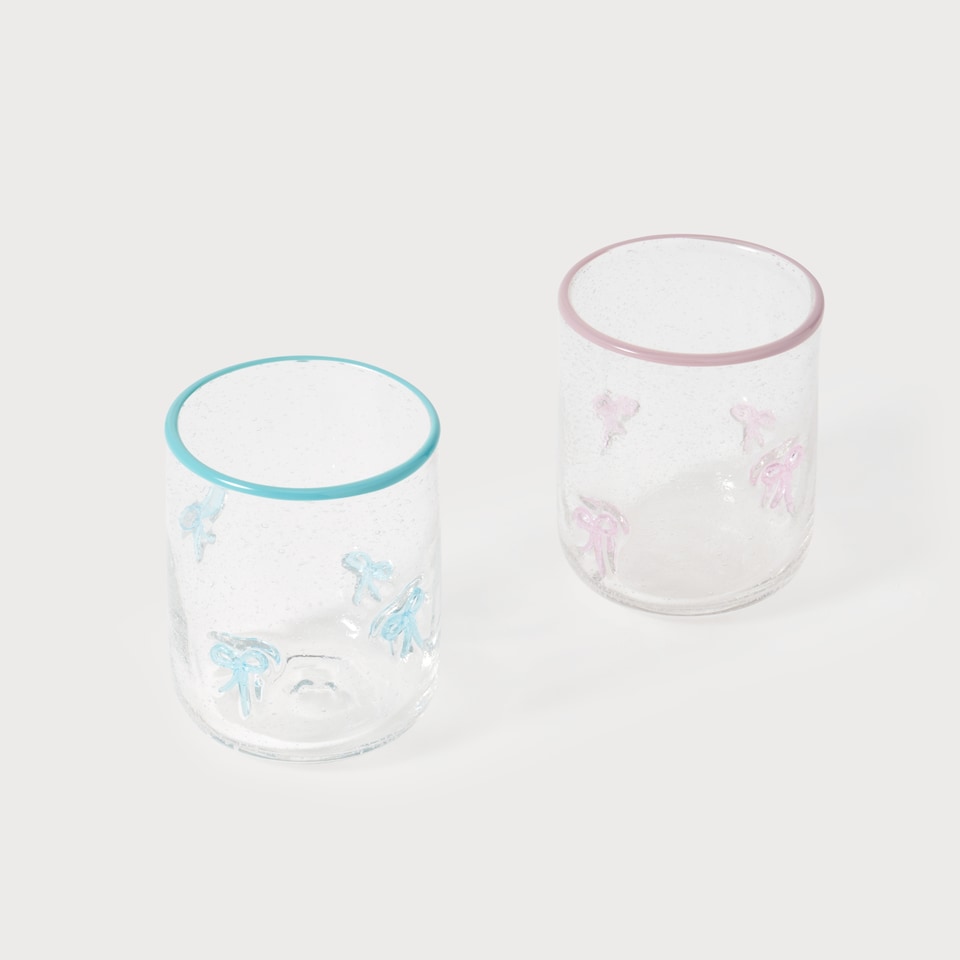 image 1 of Paperchase Valentines Bow Glasses 2 Pack