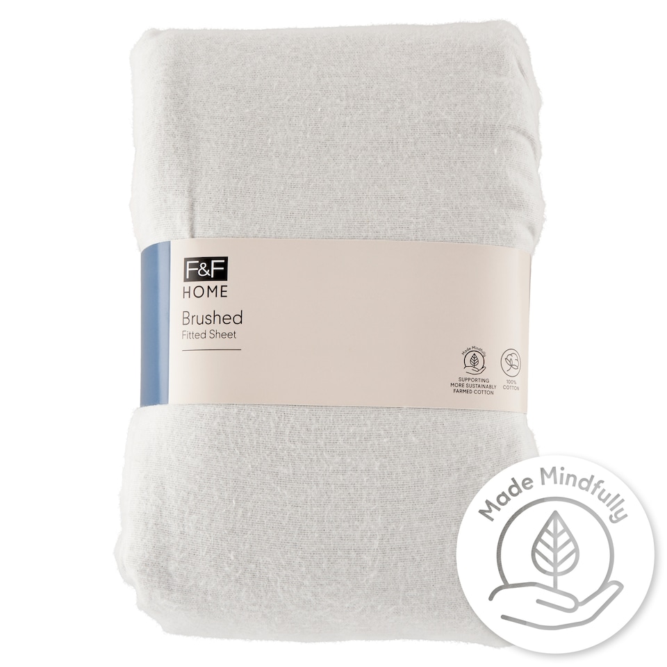 F&F Home Brushed Silver gumis lepedő 220 cm x 200 cm x 25 cm