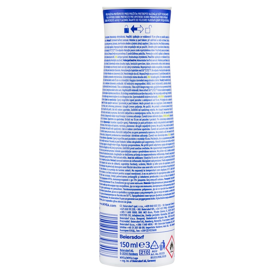 Obrázek 1 pro produkt Nivea Fresh Citrus Sprej antiperspirant 150ml