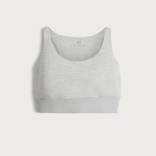 F&F Active Racerback Cropped Top in Grey