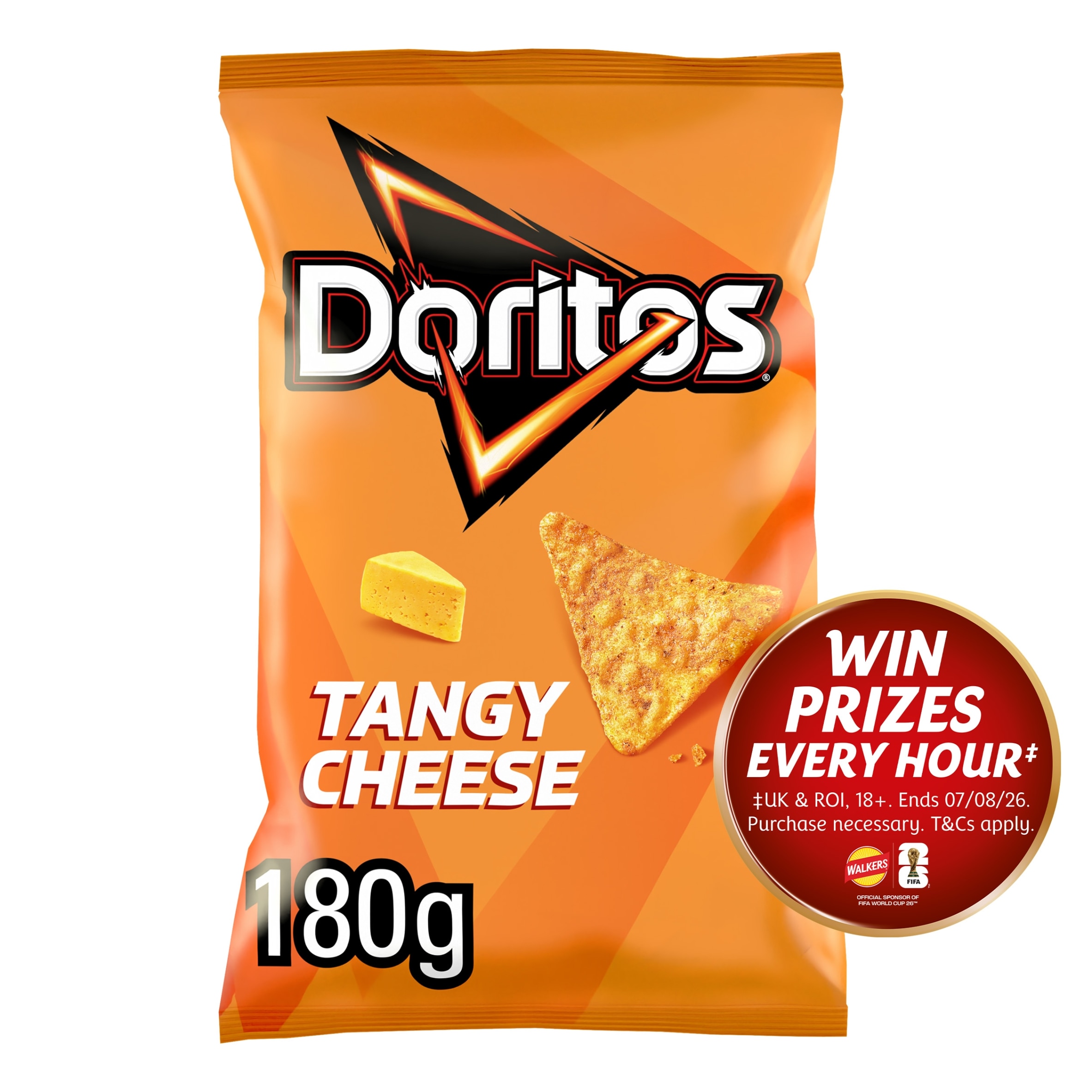 Doritos Tortilla Chips Tangy Cheese Sharing Bag Crisps 180g