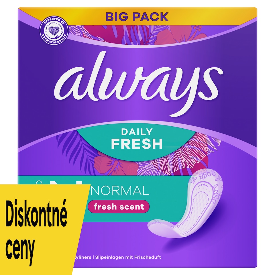 obrázok 1 z Always Daily Fresh Normal, So sviežou vôňou 58 ks