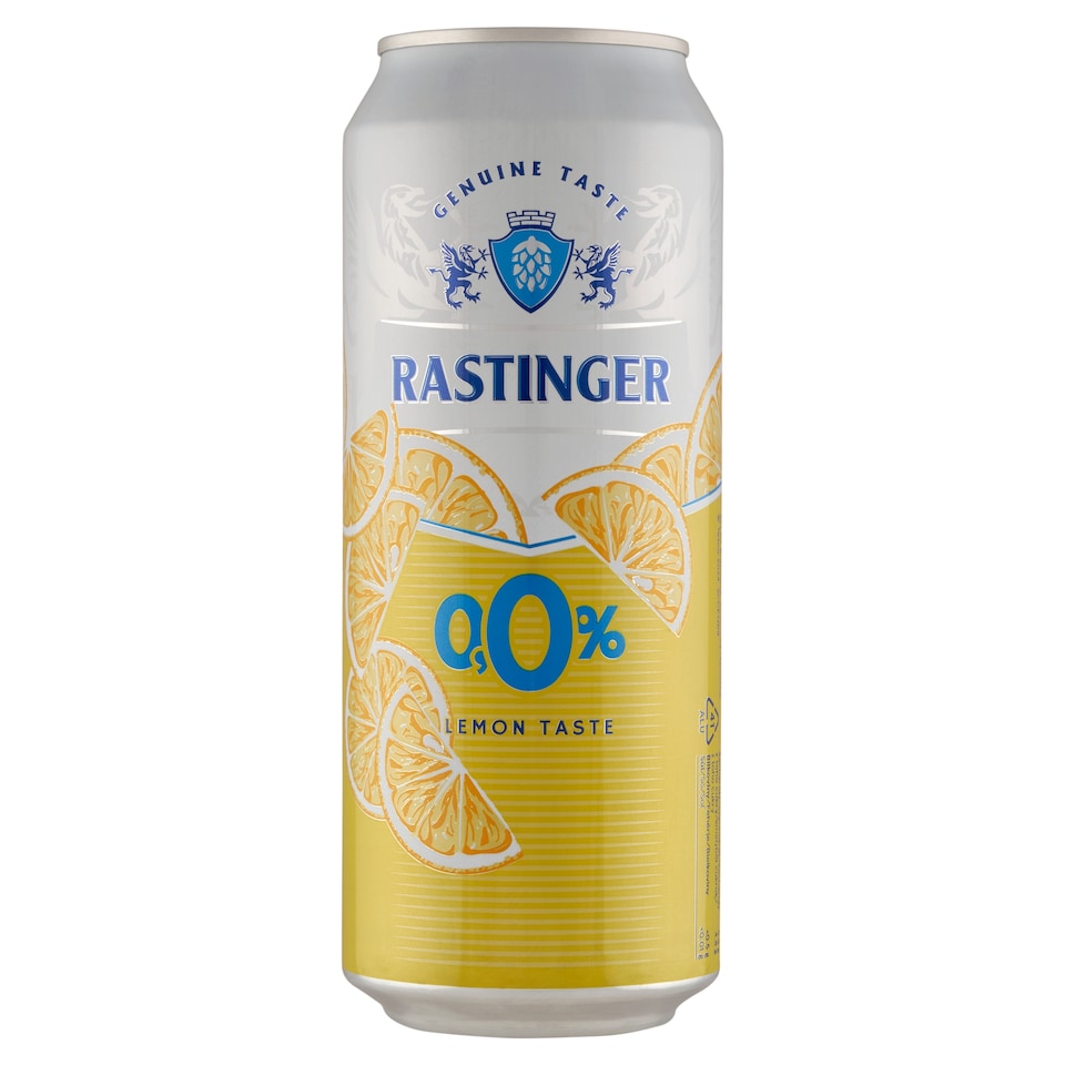 Rastinger Mixed Soft Drink from Non-Alcoholic Beer and Soft Drink with Lemon Taste 500 ml