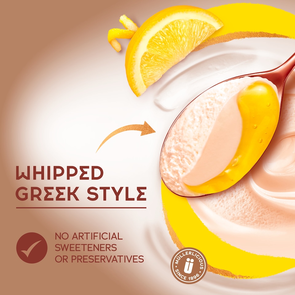 image 1 of Muller Bliss Lemon Greek Style Yogurt 4X105g