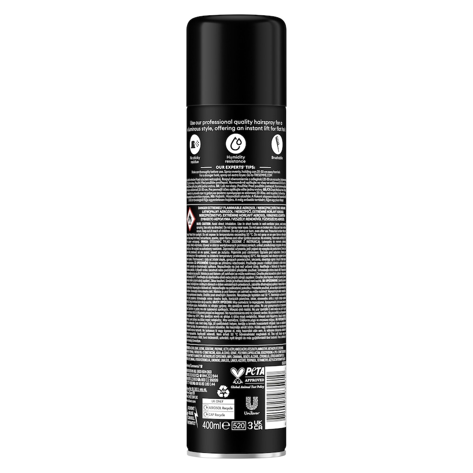 image 1 of TRESemme Flawless Volume Hairspray 400ml