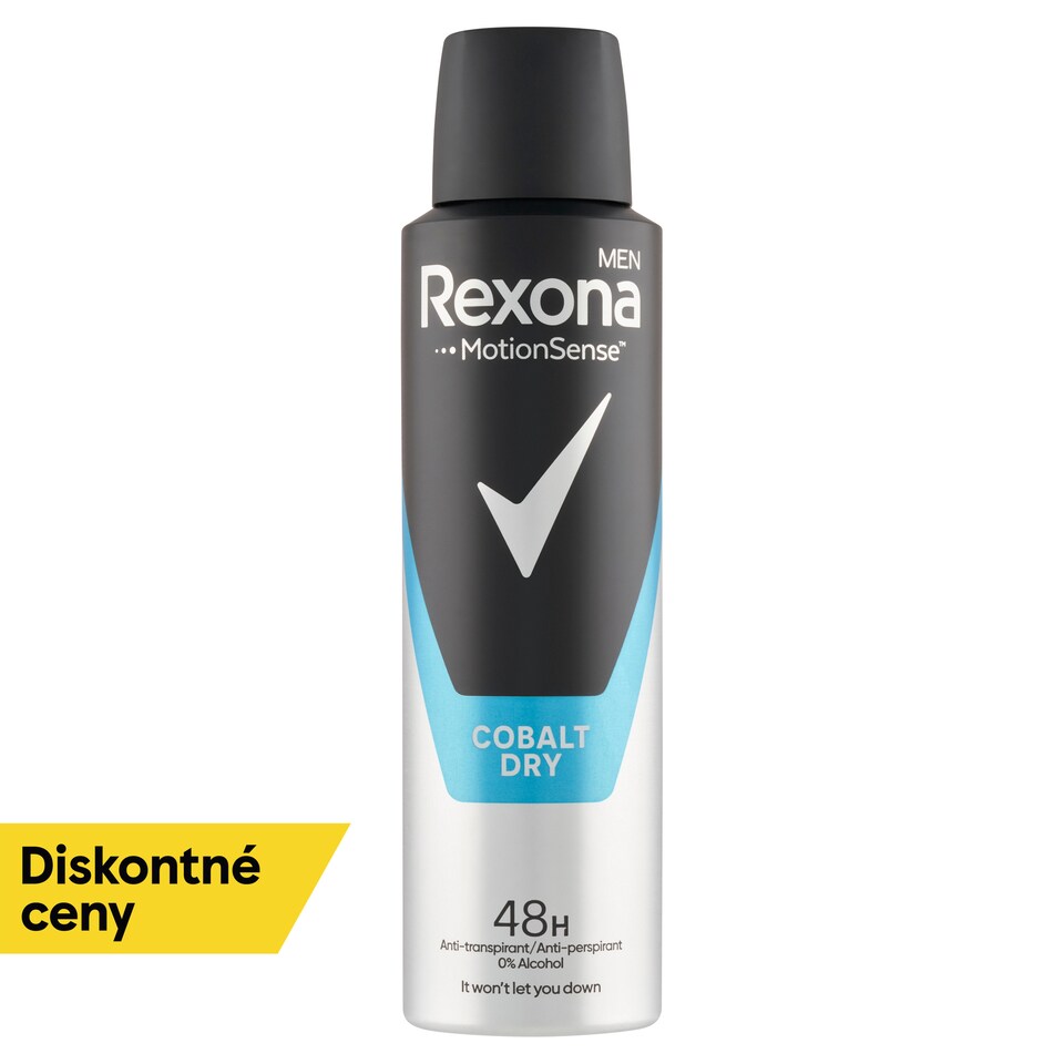 obrázok 1 z Rexona Men Cobalt Dry antiperspirant sprej pre mužov 150 ml