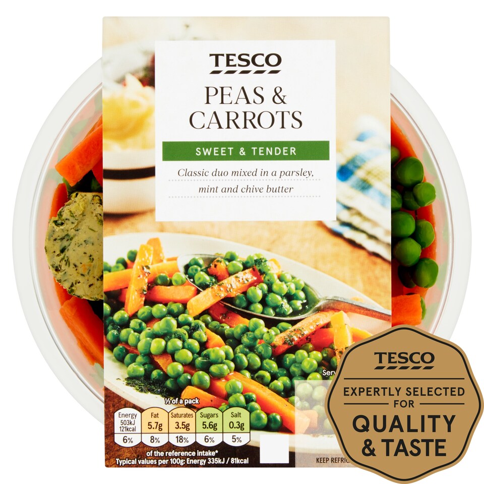 Tesco Peas & Carrots 300G
