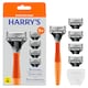 image 1 of Harry's Razor 5 Blade Refill Bright Orange