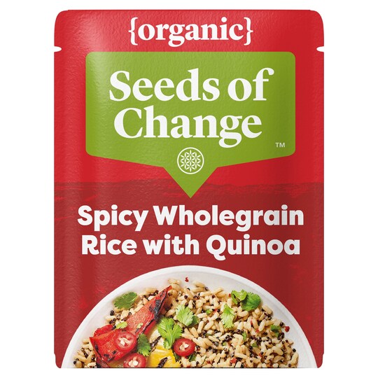 Seeds Of Change Quinoa & Whole Grain Rice 240G Tesco Groceries