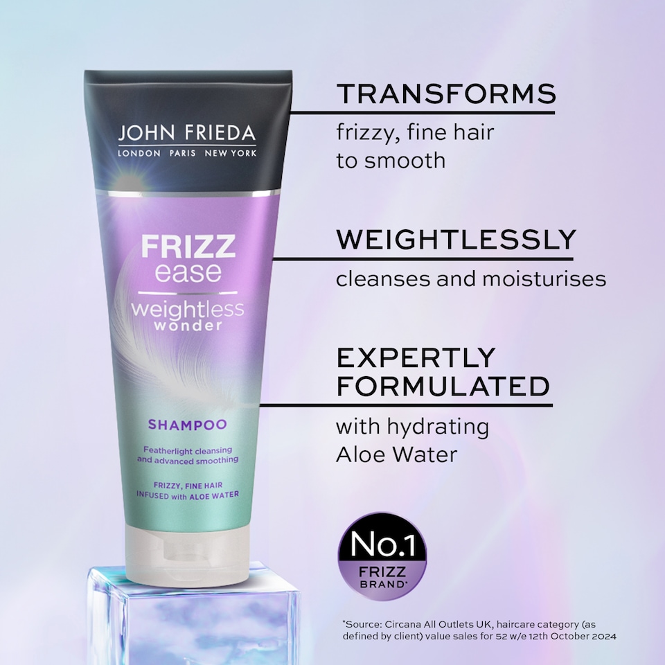 image 1 of John Frieda Frizz Ease Weightless Shampoo 250Ml