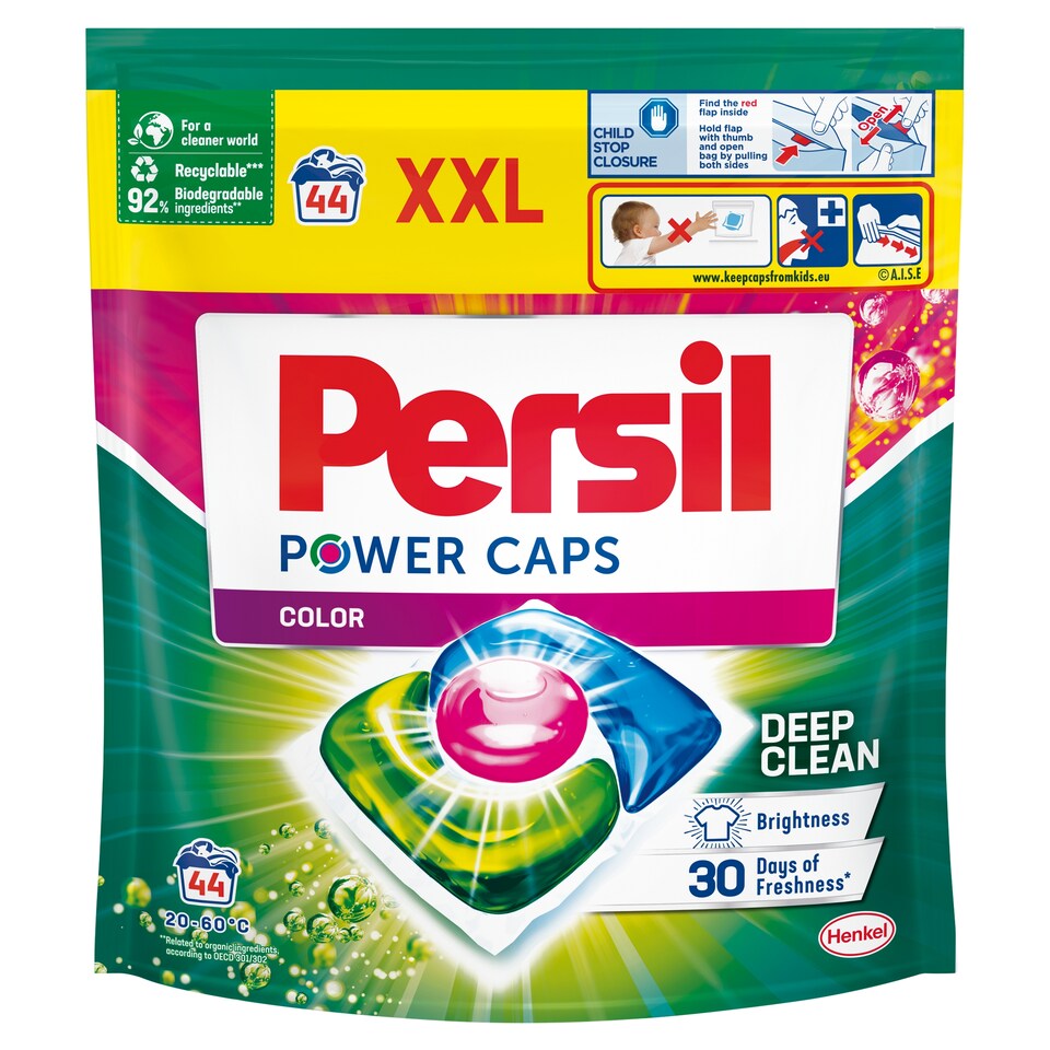 PERSIL pracie kapsuly Power-Caps Deep Clean Color 44 praní, 616 g
