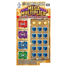 Mega Multiplier Scratchcard