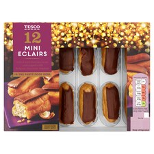 Tesco 12 Mini Eclairs