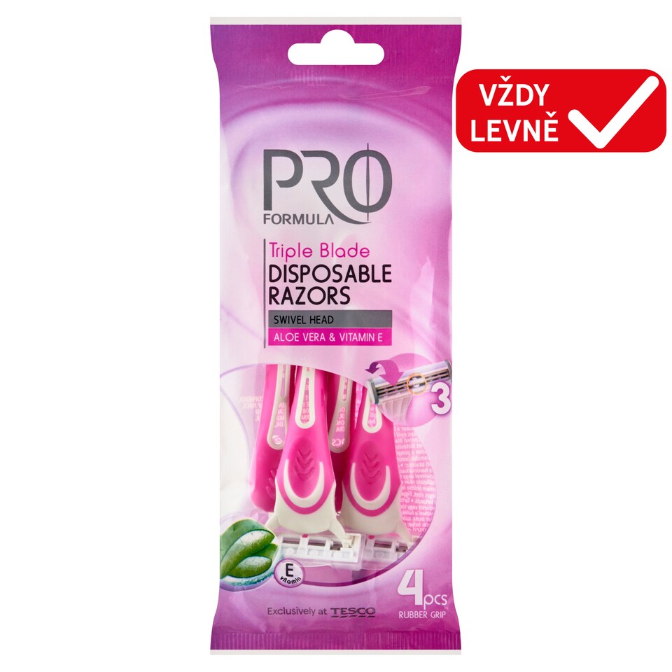 Pro Formula Disposable Razors for Women 4 pcs