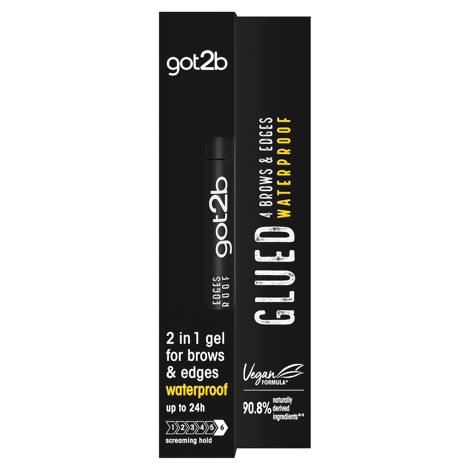 image 1 of Got2b Glued 2 in 1 Gel for Brows & Edges Waterproof 16ml